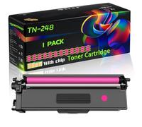 TN-248 Compatible for Brother Toner Cartridge with Chip DCP-L3555CDW DCP-L3560CDW HL-L3215CW HL-L3220CW Printers (1 Pack Magenta)