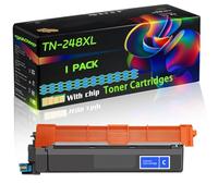 TN-248XL Compatible for Brother Toner Cartridges with Chip MFC-L3740CDW MFC-L3740CDWE MFC-L3760CDW MFC-L8340CDW Printers (1 Pack Cyan)