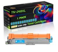 TN-248XL Compatible for Brother Toner Cartridges with Chip TN-248 TN 248XL HL-L3220CW MFC-L8390CDW DCPL3520CDW DCP-L3560CDW Printers (1 Pack Cyan)