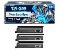 TN-249 Toner Cartridges Compatible for Brother HL-L8230CDW HL-L8240CDW MFC-L8340CDW MFC-L8390CDW Printers, With Chip Large Capacity 5500 Pages (3 Pack Black)