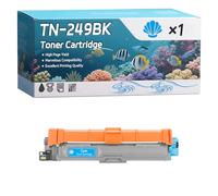 TN-249BK TN-249C TN-249M TN-249Y Toner Cartridge Compatible for Brother MFC-L8340CDW MFC-L8390CDW HL-L8230CDW Printers (1 Pack Cyan)