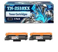 TN-2510XXL Toner Cartridges Compatible for Brother MFC-L2827DWXL DCP-L2627DWE HL-L2445DW MFC-L2860DW DCP-L2627DWXL Printers, With Chip Large Capacity 4000 Pages (2-Pack Black)