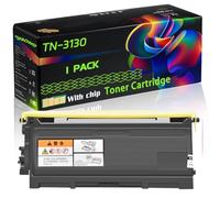 TN-3130 Compatible for Brother Toner Cartridge with Chip DCP-8060 HL-5240L HL-5280DW MFC-8870DW Printers (1 Pack Black)