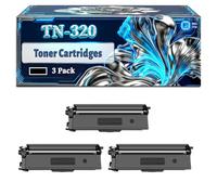 TN-320 Toner Cartridges Compatible for Brother DCP-9055CDW DCP-9270CDN HL-4140CN HL-4150CDN HL-4570CDW MFC-9460CDN MFC-9465CDN Printers (3 Pack Black)