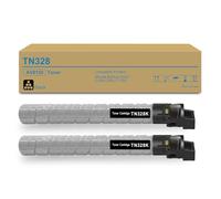 TN-328K TN328K Black Toner Cartridge for Minolta TN-328K AAV8130 Ink 2-Pack | Replacement for Konica Minolta Konica Minolta TN-328K Toner for Bizhub C250i C300i C360i C251i C301i C361i Printer High-Yield