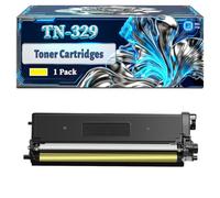 TN-329 Toner Cartridges Compatible for Brother DCP-L8450CDW HL-L8350CDWT MFC-L8850CDW Printers, With Chip Large Capacity 5000 Pages (1 Pack Yellow)
