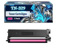 TN-329 Toner Cartridges Compatible for Brother DCP-L8450CDW HL-L8350CDWT MFC-L8850CDW Printers, With Chip Large Capacity 5000 Pages (1 Pack Magenta)