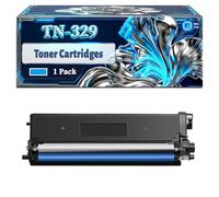 TN-329 Toner Cartridges Compatible for Brother DCP-L8450CDW HL-L8350CDWT MFC-L8850CDW Printers, With Chip Large Capacity 5000 Pages (1 Pack Cyan)