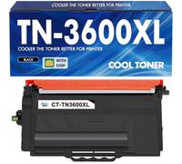TN-3600XL TN-3600 Toner Kompatible for Brother TN3600XL TN3600 MFC-L5710DW MFC-L5710DN MFC-L6710DW HL-L5210DN HL-L6415DN HL-L6210DW DCP-L5510DW MFC-L6910DN HL-L5210DW HL-L5215DN - Black (With Chip)