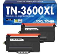 TN-3600XL TN-3600 Toner with Chip Compatible for Brother TN3600XL TN3600 HL-L5210DN MFC-L5710DW MFC-L5710DN MFC-L6710DW HL-L6210DW DCP-L5510DW MFC-L6910DN HL-L5210DW HL-L5215DN ( 2-Pack, DN ( Black )