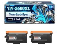 TN-3600XL Toner Cartridges Compatible for Brother DCP-L5510DW HL-L5210DN HL-L5210DW HL-L5215DN HL-L6210DW HL-L6410DN Printers, With Chip Large Capacity 7000 Pages (2-Pack Black)