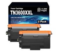 TN-3600XXL Toner Compatible with Brother DCP-L5510 HL-L5210 Black Pack of 2 | Fits HL-L5210DW, HL-L5215DN, HL-L6210DW, HL-L6410DN, HL-L6415DN, MFC-L5710DW and MFC-L6710DW