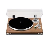 TEAC TN-400BT-X HiFi Bluetooth Turntable with Belt Drive (33/45/78 rpm, MM Pickup, Aluminium Die-Cast Plate) Walnut Brown
