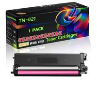 TN-421 Compatible for Brother Toner Cartridges with Chip DCP-L8410CDW HL-L8260CDW HL-L8360CDW MFC-L8690CDW Printers (1 Pack Magenta)