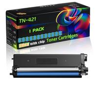 TN-421 Compatible for Brother Toner Cartridges with Chip DCP-L8410CDW HL-L8260CDW HL-L8360CDW MFC-L8690CDW Printers (1 Pack Cyan)