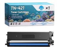 TN-421 Toner Cartridges Compatible for Brother DCP-L8410CDW HL-L8260CDW HL-L8360CDW MFC-L8690CDW MFC-L8900CDW Printers, High-Definition Printing Effect with Chip, 4500 Pages (1 Pack Cyan)