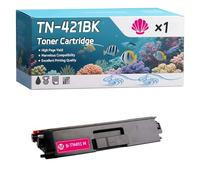 TN-421BK TN-421C TN-421M TN-421Y Toner Cartridge Compatible for Brother DCP-L8410CDW MFC-L8690CDW HL-L8260CDW MFC-L8900CDW Printers (1 Pack Magenta)