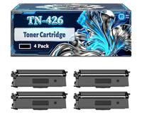 TN-426 Toner Cartridge Compatible for Brother HL-L8360CDW MFC-L8900CDW Printers, With Chip Large Capacity 6500 Pages (4 Pack Black)