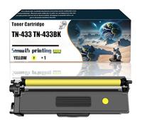 TN-433 TN-433BK TN433BK TN-433C TN433C TN-433M TN433M TN-433Y TN433Y Toner Cartridge Compatible with Brother HL-L8260CDW HL-L8360CDW Printers/175(1 Pack Yellow)