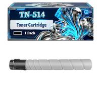 TN-514 Toner Cartridge Compatible for Konica Minolta Bizhub C458 C558 C658 Printers, With Chip Large Capacity 27000 Pages (1 Pack Black)