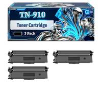 TN-910 Toner Cartridge Compatible for Brother HL-L9310CDW MFC-L9570CDW HL-L9310CDWT MFC-L9570CDWMT HL-L9310CDWTT MFC-L9577CDW Printers, With Chip Large Capacity 9000 Pages (3 Pack Black)
