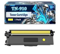 TN-910 Toner Cartridge Compatible for Brother HL-L9310CDW MFC-L9570CDW HL-L9310CDWT MFC-L9570CDWMT HL-L9310CDWTT MFC-L9577CDW Printers, With Chip Large Capacity 9000 Pages (1 Pack Yellow)