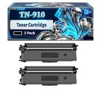 TN-910 Toner Cartridge Compatible for Brother HL-L9310CDW MFC-L9570CDW HL-L9310CDWT MFC-L9570CDWMT HL-L9310CDWTT MFC-L9577CDW Printers, With Chip Large Capacity 9000 Pages (2 Pack Black)