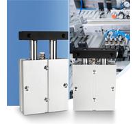 TN Air Cylinder 2-Rod Double Axis Acting Type Pneumatic Air Cylinder Magnet Bore32 1Pcs(Stroke175)