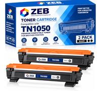 TN1050 Toner Cartridge Compatible with Brother TN-1050 TN1050 for DCP-1510 DCP-1610W DCP-1612W DCP-1512 MFC-1910W MFC-1810 HL-1212W HL-1210W HL-1210W -11122 (Black, 2 Pack)
