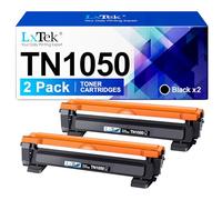 LxTek TN1050 Toner Cartridge Compatible with Brother TN-1050 TN1050 for DCP-1510 DCP-1610W DCP-1612W DCP-1512 MFC-1910W MFC-1810 HL-1212W HL-1210W HL-1210W -11122 (Black, 2 Pack)
