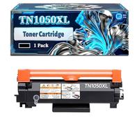 TN1050XL Toner Cartridge Compatible for Brother DCP-1510 DCP-1512 DCP-1610W DCP-1612W DCP-1612WVB HL-1110 HL-1112 HL-1112A HL-1210W HL-1212W MFC-1810 MFC-1910 Printers (1 Pack Black)