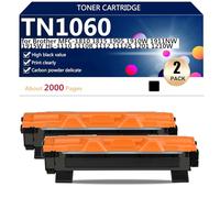 TN1060 Black High Capacity Toner Cartridge Replacement for Brother MFC-1810 1815 1905 1910W 1911NW 1915W HL-1110 1110R 1112 1112A 1201 1210W Printer,Black-2 pack
