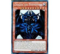 TN19-EN007 Obelisk the Tormentor Prismatic Secret Rare Limited Edition (Yu-Gi-Oh! TCG) + TitanCards Toploader