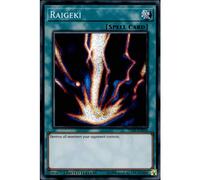 TN19-EN010 Limited Ed Raigeki Prismatic Secret Rare Card 2019 Mega Pack Tin Yu-Gi-Oh Single Card