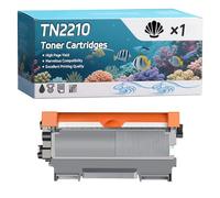 TN2210 Toner Cartridges Compatible for Brother DCP-7060D DCP-7065DN DCP-7070DW Printers, High-Definition Printing Effect with Chip, 2600 Pages (1 Pack Black)