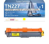 TN227 Compatible Replacement Toner Cartridge for BrotheMFC-L3710CW MFC-L3750CDW L3770CDW HL-L3210CW L3230CDW HL-L3270CDW HL-L3290CDW Printer, High Yield 3000 Pages, Easy to Install,Yellow-1 pack