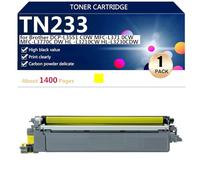 TN233 Toner Cartridge Compatible for Brother DCP-L3551 CDW MFC-L371 0CW MFC-L3770C DW HL -L3210CW HL-L3230CDW Printers, High Estimated Yield 1400 Page,Yellow