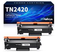 TN2420 TN-2420 TN2410 TN-2410 Toner Cartridge Compatible for Brother DCP-L2510D HL-L2350DW DCP-L2530DW HL-L2310D HL-L2357DW HL-L2370DN HL-L2375DW MFC-L2710DN L2710DW L2730DW MFC-L2750DW (2 Black)