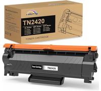 TN2420 TN2410 Toner Cartridge Compatible for Brother 2420 2410 Black for Brother HL-L2350DW L2310D L2370DN L2375DW MFC-L2710DN L2710DW 2730DW 2750DW DCP-L2510D L2350DW L2550DN Printer (Black)