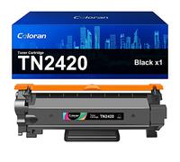 TN2420 Toner Cartridge Compatible for Brother TN2410 TN-2410 for Brother MFC-L2710DW HL-L2350DW DCP-L2530DW HL-L2370DN DCP-L2510D HL-L2375DW HL-L2310D MFC-L2730DW L2550DN MFC-L2710DN MFC-L2750DW Black
