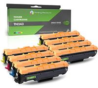 TN243 TN247 Replacement for Brother TN-243 TN-247 Toner Cartridge Compatible with Brother HL-L3210CW HL-L3230CDW HL-L3270CDW MFC-L3710CW MFC-L3750CDW 2 SET Black Cyan Magenta Yellow