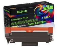 TN2450 Compatible for Brother Toner Cartridge with Chip MFC-L2710DW MFC-2713DW MFC-2730DW Printers (1 Pack Black)
