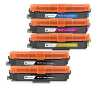 TN247 Toner Cartridge Compatible for brother TN-243CMYK Toner Value Pack | 5 Pack TN-247 TN243 Toner Compatible for Brother DCP-L3550CDW DCP-L3510CDW HL-L3210CW HL-L3230CDW MFC-L3750CDW MFC-L3710CW