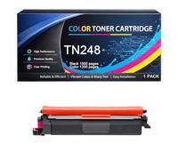 TN248 Toner Cartridge With Chip Compatible for Brother TN 248 TN248 for MFC-L3740CDWE MFC-L3760CDW HL-L3240CDW HL-L3220CWE DCP-L3560CDW MFC-L3740CDW MFC-L8390CDW DCP-L3520CDWE Printers,Magenta-1pack