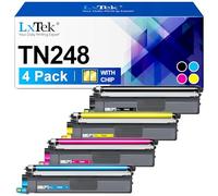 LxTek TN248 Toner Cartridges Compatible for Brother TN-248 Toner for Brother MFC-L3740CDWE MFC-L3760CDW HL-L3240CDW HL-L3220CWE DCP-L3560CDW MFC-L3740CDW MFC-L8390CDW DCP-L3520CDWE (B/C/M/Y, 4-Pack)
