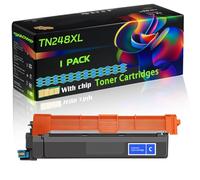 TN248XL Compatible for Brother Toner Cartridges with Chip DCP-L3560CDW HL-L8240CDW MFC-L8390CDW HL-L3215CW Printers (1 Pack Cyan)