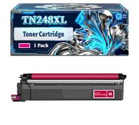 TN248XL Toner Cartridge Compatible for Brother MFC-L3760CDW DCP-L3520CDWE DCP-L3520CDW DCP-L3560CDW MFC-L8390CDW MFC-L3740CDWE MFC-L3740CDWE MFC-L37740CDWE 40CDWE Printers (1 Pack Magenta)