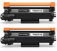 TN2510 / TM2510XL Black Compatible Toner Cartridges With Chip for Brother MFC-L2827DW MFC-L2835DW MFC-L2835DW MFC-L2860DW MFC-L2860DWE MFC-L2960DW MFC-L2980DW Printer (TN250XL, 1)