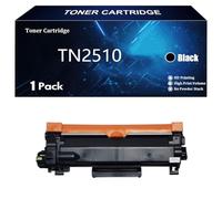 TN2510 TN2510XL Toner Cartridge Compatible for Brother TN-2510 High Yield for Brother HL-L2400DW 2400DWE 2447DW DCP-L2620DW 2627DW 2660DW MFC-L2800DW 2827DW 2835DW Printer,Black-1 Pack