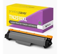 TN2510XL Black Toner Cartridge (1 Pack), Compatible for Brother HL-L2400DWE 2400DW 2445DW 2447DW; DCP-L2620DW 2660DW 2665DW 2627DWE 2627DW(XL); MFC-L2860DW 2860DWE 2835DW 2800DW-up to 3000 page